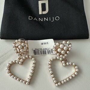 Dannijo heart earrings